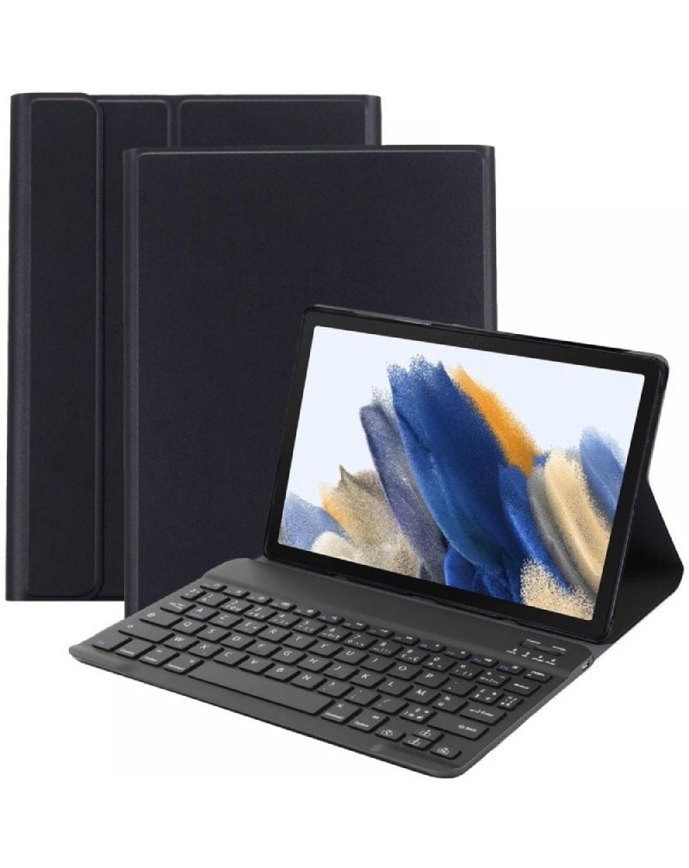 Funda con Teclado Just In Case 8328014 Bluetooth para Tablets Samsung Galaxy Tab A8/ Negra