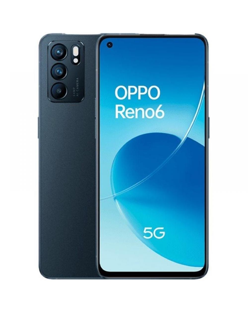 Smartphone Oppo Reno 6 8GB/ 128GB/ 6.4'/ 5G/ Negro Estelar