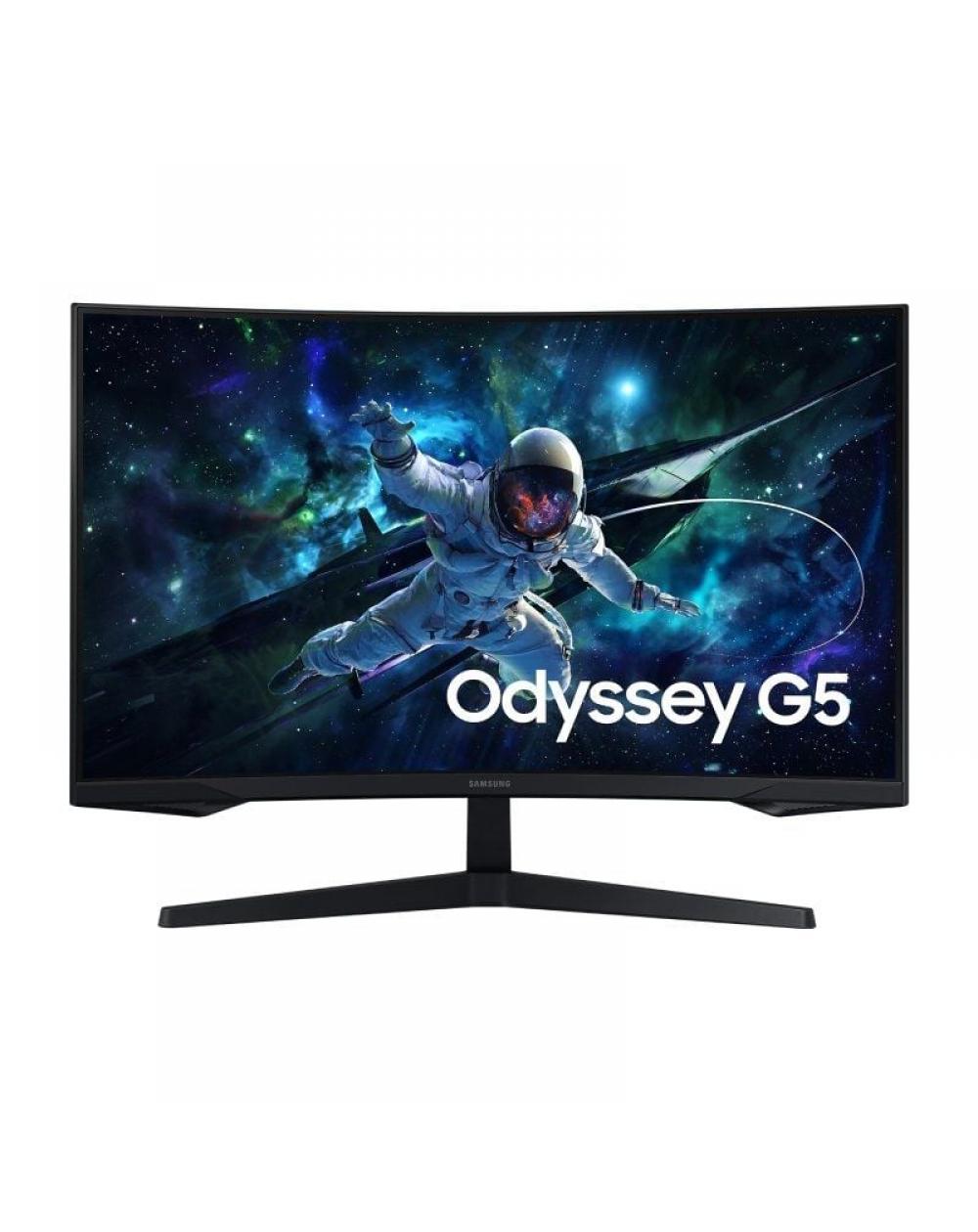 Monitor Gaming Curvo Samsung Odyssey G5 S32CG554EU 32'/ QHD/ 1ms/ 165Hz/ VA/ Negro