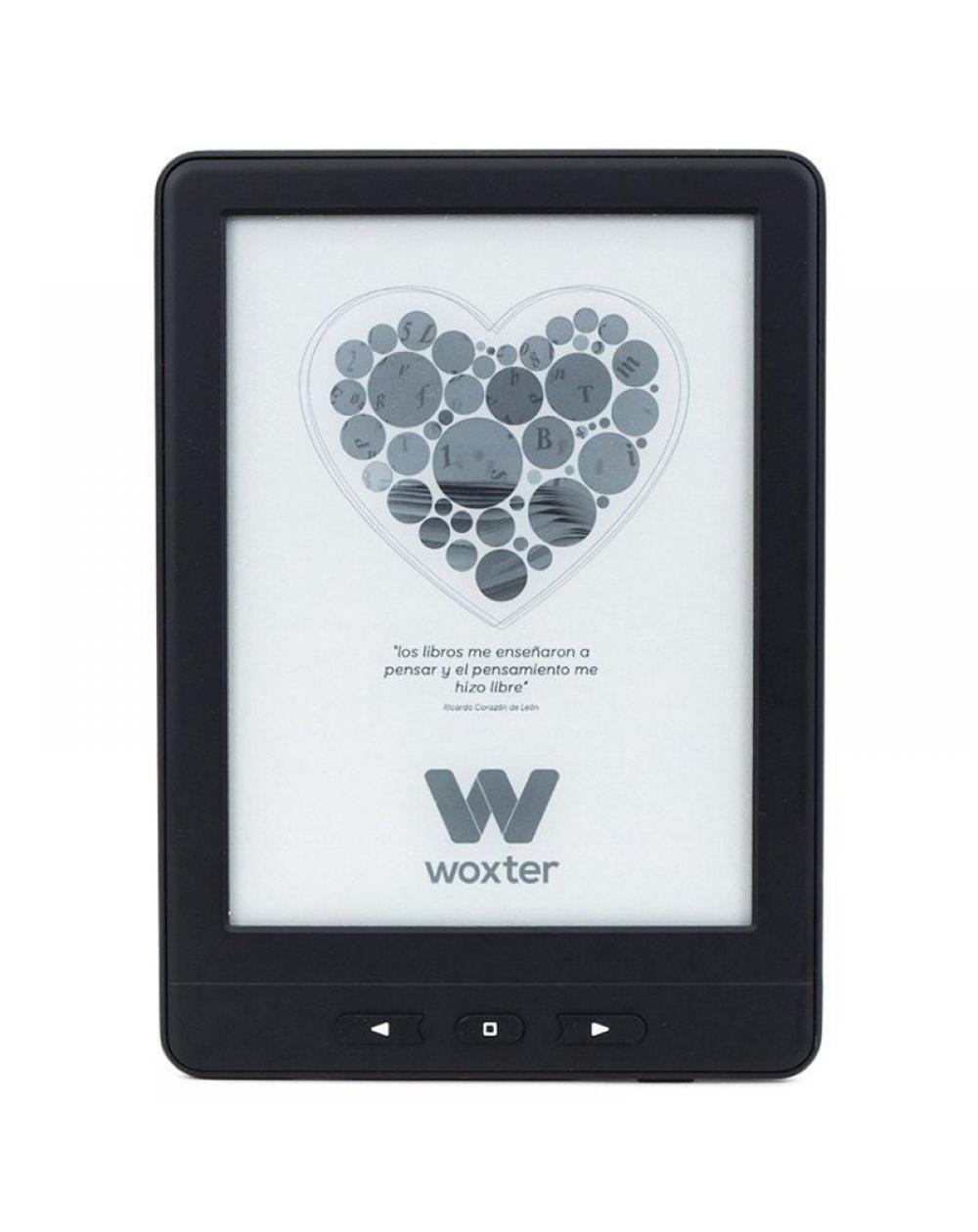 Libro Electrónico Ebook Woxter Scriba Paperlight TP/ 6'/ Tinta Electrónica/ Negro