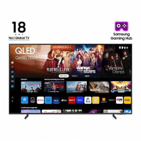 Televisor Samsung QLED Q60D TQ85Q60CAU 85'/ Ultra HD 4K/ Smart TV/ WiFi