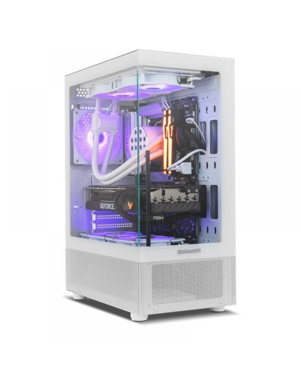 Caja Gaming Semitorre Nox Hummer Vision/ Blanca