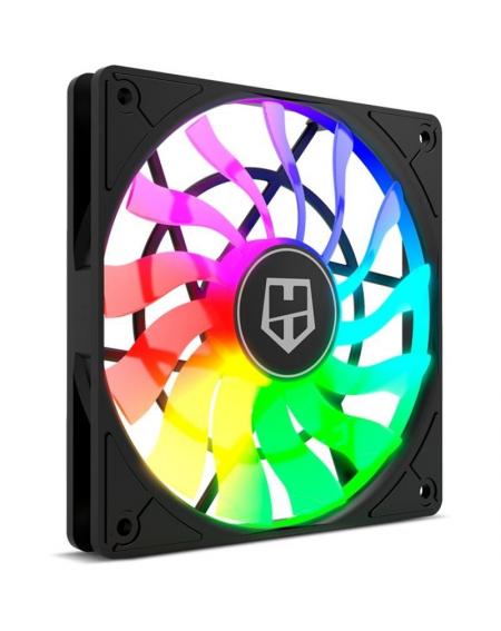 Ventilador Nox Slim Fan/ 12cm/ ARGB