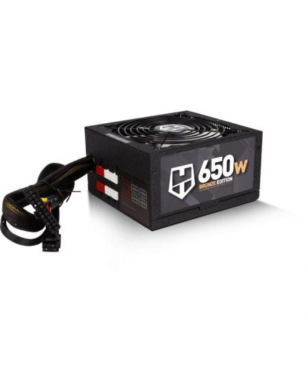 Fuente de Alimentación Nox Hummer/ 650W/ Ventilador 14cm/ 80 Plus Bronze