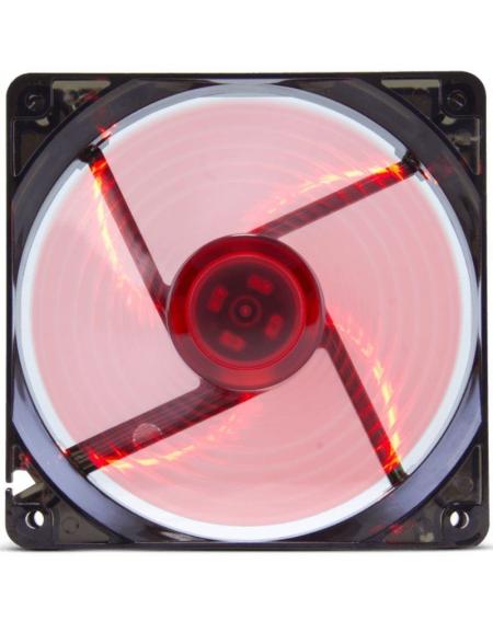 Ventilador Nox Coolfan 120 LED/ 12cm/ Rojo