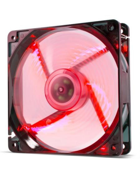 Ventilador Nox Coolfan 120 LED/ 12cm/ Rojo