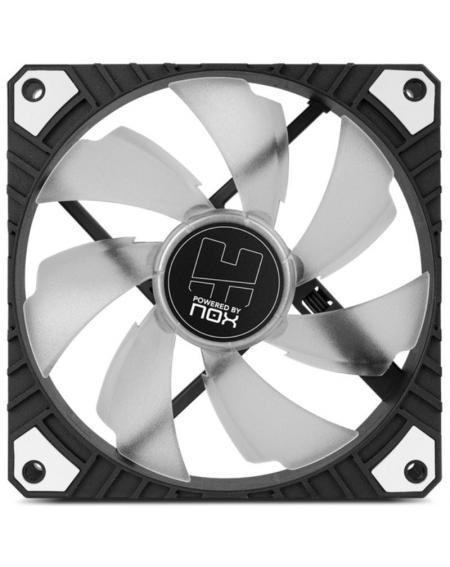 Ventilador Nox H-Fan Pro White/ 12cm/ Blanco