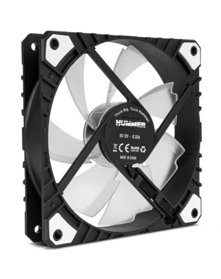 Ventilador Nox H-Fan Pro White/ 12cm/ Blanco