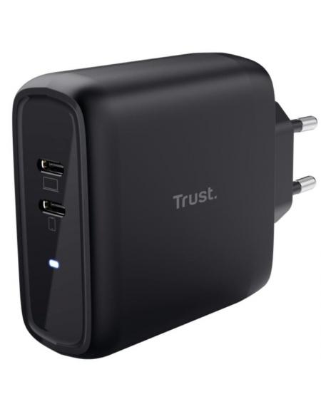 Cargador de Pared Trust Maxo 65W 2P/ 2xUSB Tipo-C/ 65W