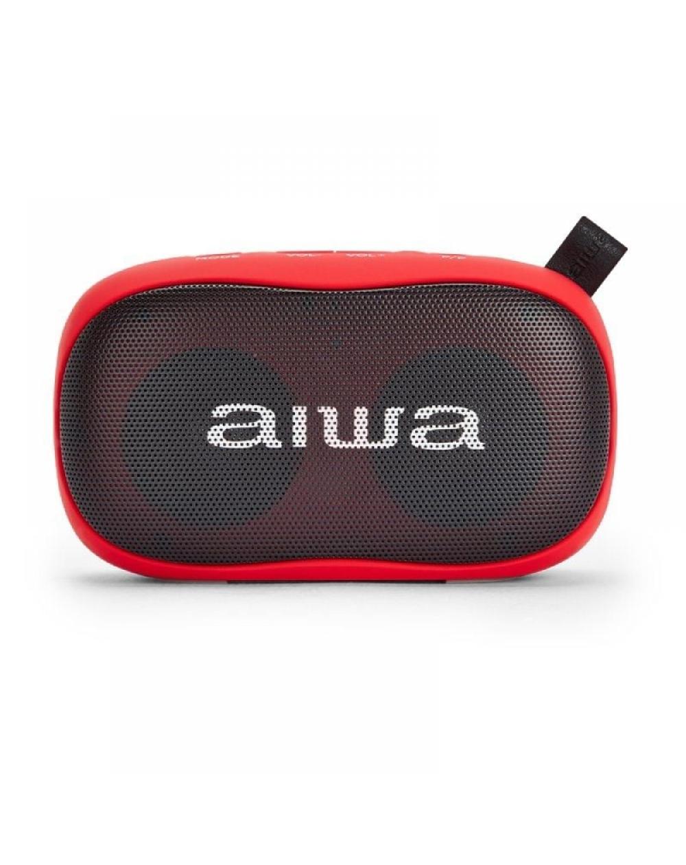 Altavoz con Bluetooth Aiwa BS-110RD/ 10W/ 2.0/ Rojo