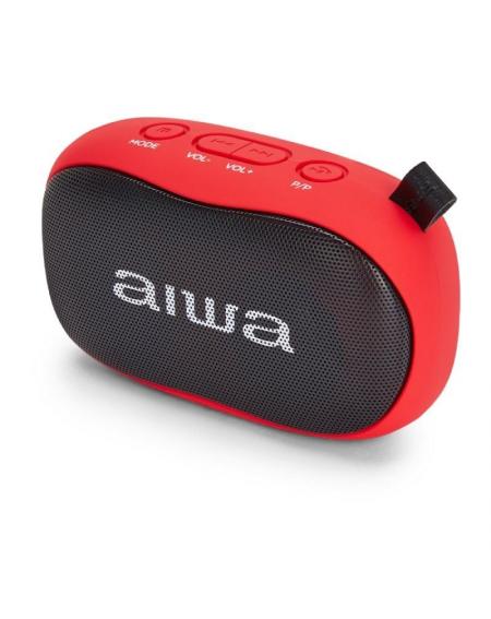 Altavoz con Bluetooth Aiwa BS-110RD/ 10W/ 2.0/ Rojo