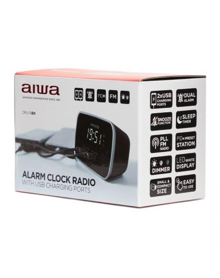 Despertador Aiwa CRU-19BK/ Radio FM