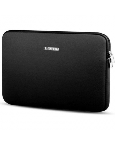 Funda Subblim Business Laptop Sleeve Neoprene V2 para Portátiles hasta 12.5'/ Negra