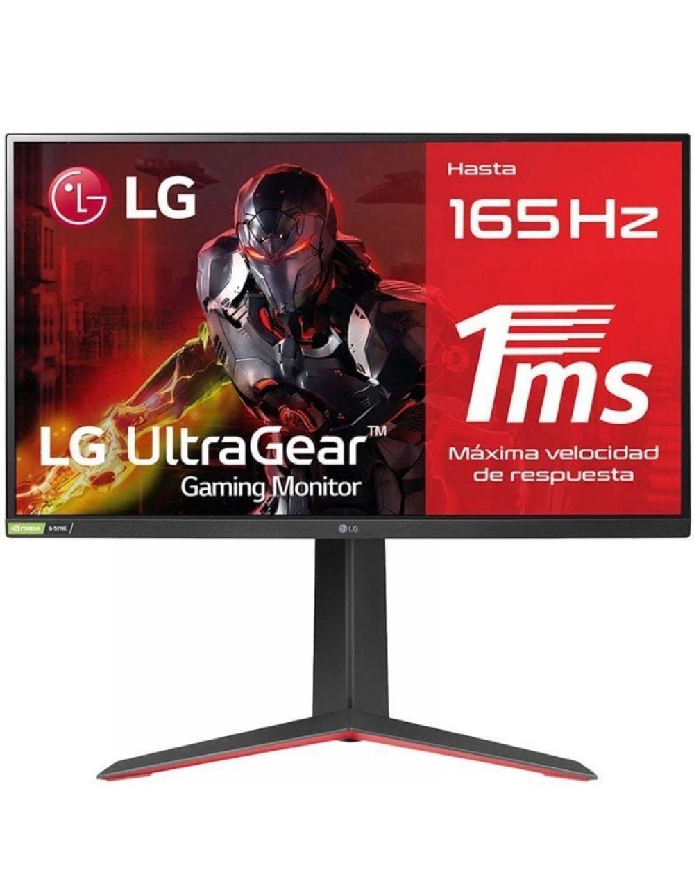 Monitor Gaming LG UltraGear 27GP850P-B 27'/ QHD/ 1ms/ 165Hz/ IPS/ Regulable en altura/ Negro