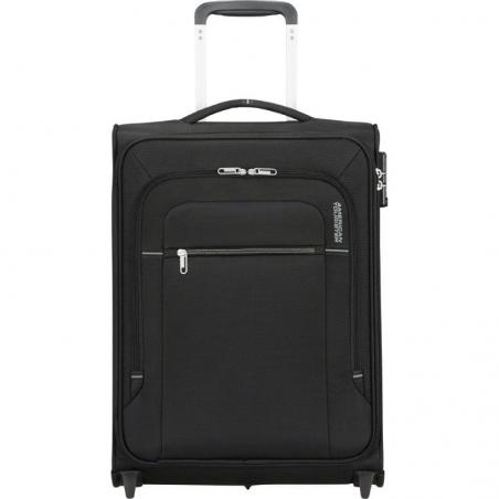 Maleta de Cabina American Tourister Crosstrack Upright 55cm/ 55x40x20cm/ 2 Ruedas/ Negro y Gris