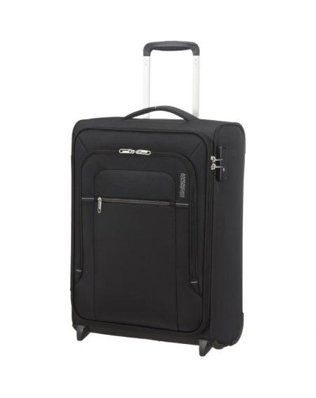 Maleta de Cabina American Tourister Crosstrack Upright 55cm/ 55x40x20cm/ 2 Ruedas/ Negro y Gris