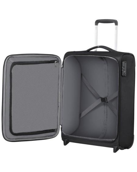 Maleta de Cabina American Tourister Crosstrack Upright 55cm/ 55x40x20cm/ 2 Ruedas/ Negro y Gris