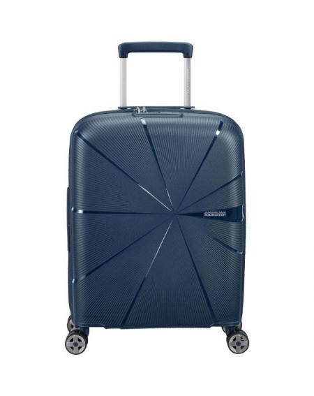 Maleta de Cabina American Tourister Starvibe Spinner 55cm/ 55x40x20cm/ 4 Ruedas/ Azul Marino