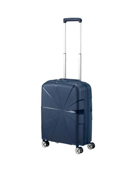 Maleta de Cabina American Tourister Starvibe Spinner 55cm/ 55x40x20cm/ 4 Ruedas/ Azul Marino