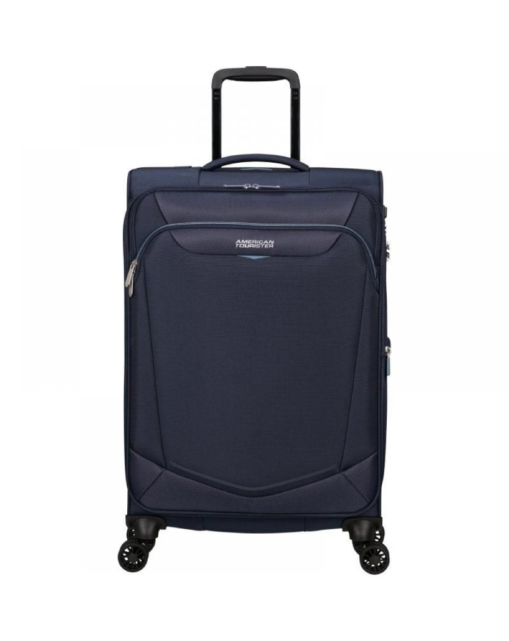 Maleta American Tourister SummerRide Spinner 69cm/ 69x43x29cm/ 4 Ruedas/ Azul Marino