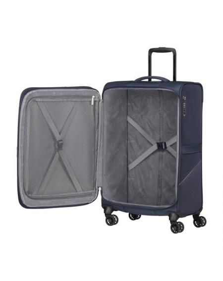 Maleta American Tourister SummerRide Spinner 69cm/ 69x43x29cm/ 4 Ruedas/ Azul Marino