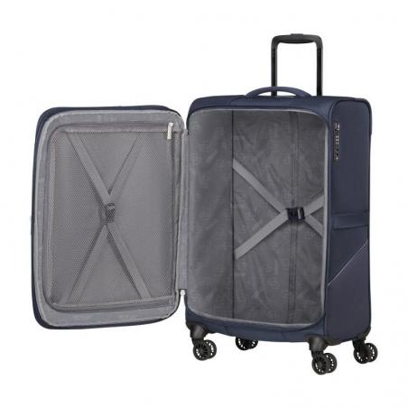 Maleta American Tourister SummerRide Spinner 69cm/ 69x43x29cm/ 4 Ruedas/ Azul Marino