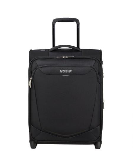 Maleta de Cabina American Tourister Upright SummerRide 55cm/ 55x40x20cm/ 2 Ruedas/ Negro