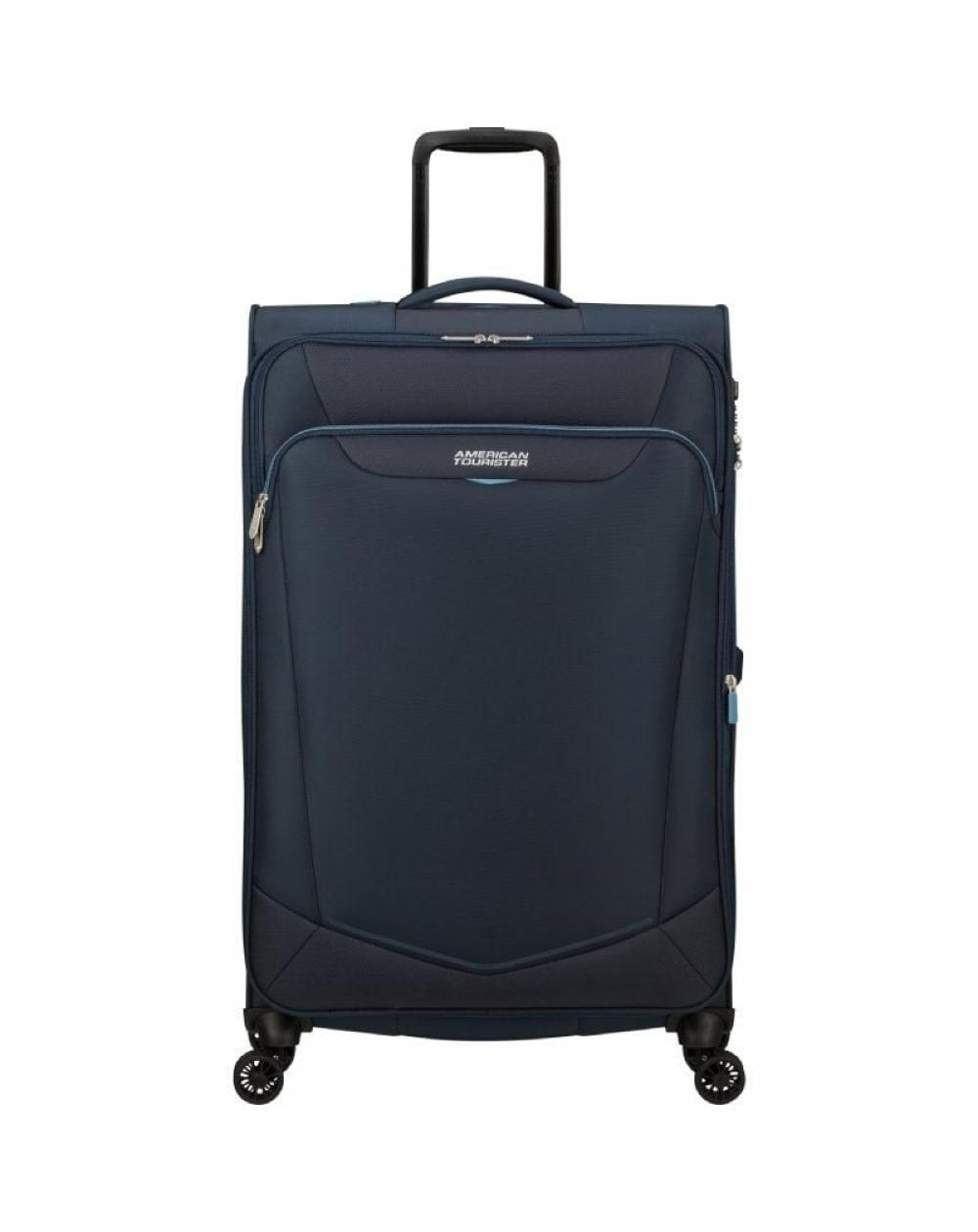 Maleta American Tourister SummerRide Spinner 80cm/ 80x48x30cm/ 4 Ruedas/ Azul Marino