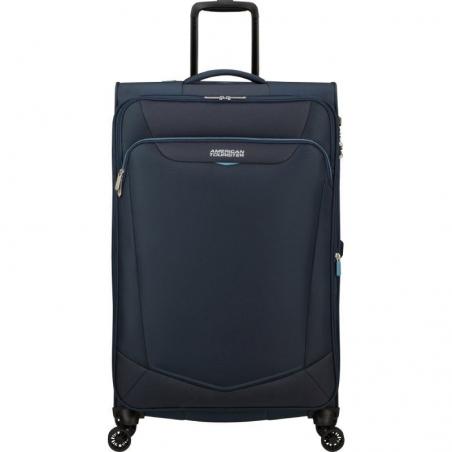 Maleta American Tourister SummerRide Spinner 80cm/ 80x48x30cm/ 4 Ruedas/ Azul Marino