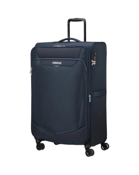 Maleta American Tourister SummerRide Spinner 80cm/ 80x48x30cm/ 4 Ruedas/ Azul Marino