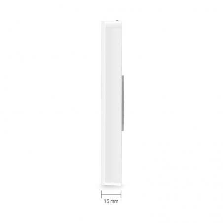 Punto de Acceso Inalámbrico TP-Link Omada EAP615-WALL/ WiFi 6/ PoE/ 1800Mbps/ 2.4GHz 5GHz/ Antenas de 4dBi/ WiFi 802.11 ax/ac/a/