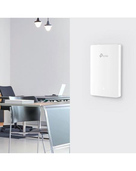 Punto de Acceso Inalámbrico TP-Link Omada EAP615-WALL/ WiFi 6/ PoE/ 1800Mbps/ 2.4GHz 5GHz/ Antenas de 4dBi/ WiFi 802.11 ax/ac/a/