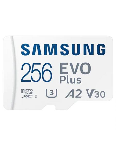 Tarjeta de Memoria Samsung EVO Plus 2023 256GB microSD XC con Adaptador/ Clase 10/ 160MBs