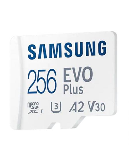 Tarjeta de Memoria Samsung EVO Plus 2023 256GB microSD XC con Adaptador/ Clase 10/ 160MBs