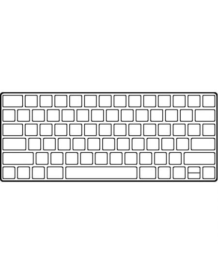 Teclado Inalámbrico Apple Magic Keyboard con Touch ID/ Plata - Imagen 1