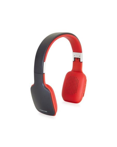 Auriculares Inalámbricos Fonestar Slim-R/ con Micrófono/ Bluetooth/ Grises y Rojos - Imagen 1