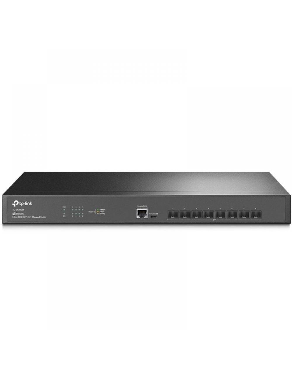 Switch Gestionable TP-Link Omada JetStream TL-SX3008F/ 8 Puertos/ SFP+ 10GE