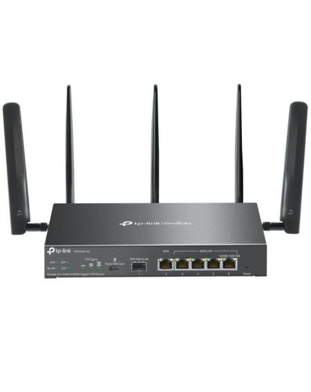 Router VPN 4G TP-Link Omada ER706W-4G/ WiFi 6/ 3000Mbps/ 2.4GHz 5GHz/ 5 Antenas/ WiFi 802.1Q