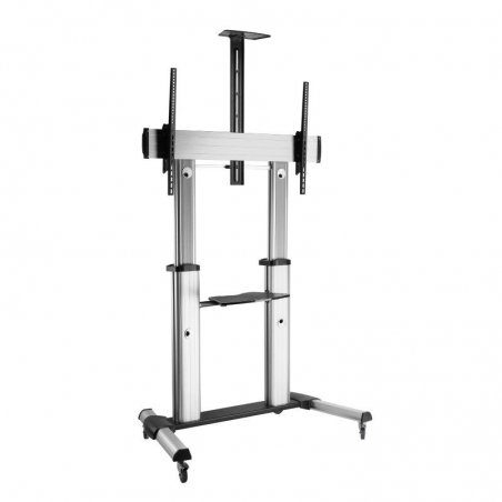 Soporte de Pie Inclinable con Ruedas Fonestar STS-40106P para TV de 60-100'/ hasta 100kg