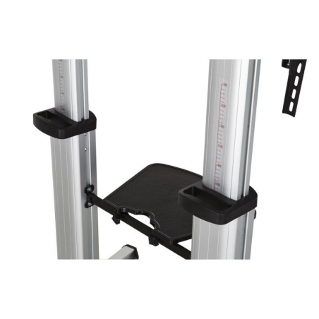 Soporte de Pie Inclinable con Ruedas Fonestar STS-40106P para TV de 60-100'/ hasta 100kg