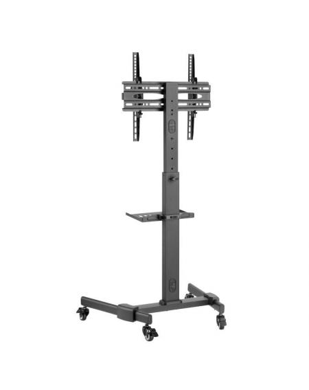 Soporte de Pie Orientable/ Inclinable con Ruedas Fonestar STS-4244N para TV de 32-65'/ hasta 35kg