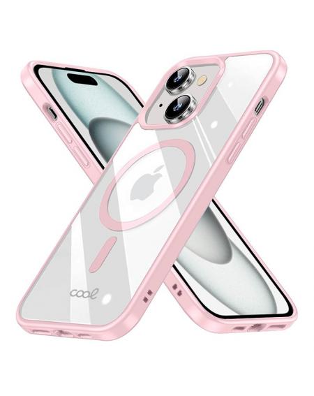 Carcasa COOL para iPhone 15 Magnética Borde Rosa