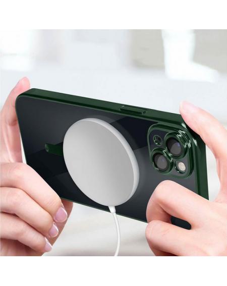 Carcasa COOL para iPhone 15 Magnética Borde Verde