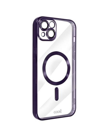 Carcasa COOL para iPhone 15 Plus Magnética Borde Violeta