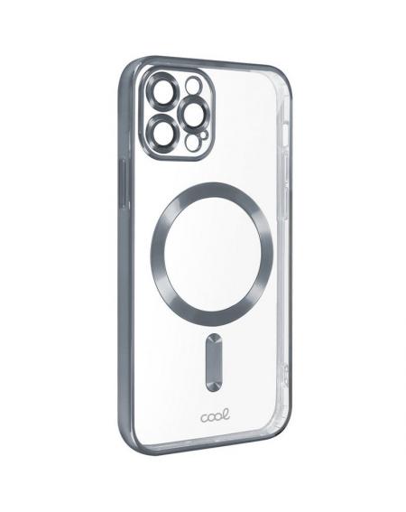 Carcasa COOL para iPhone 15 Pro Magnética Borde Plata