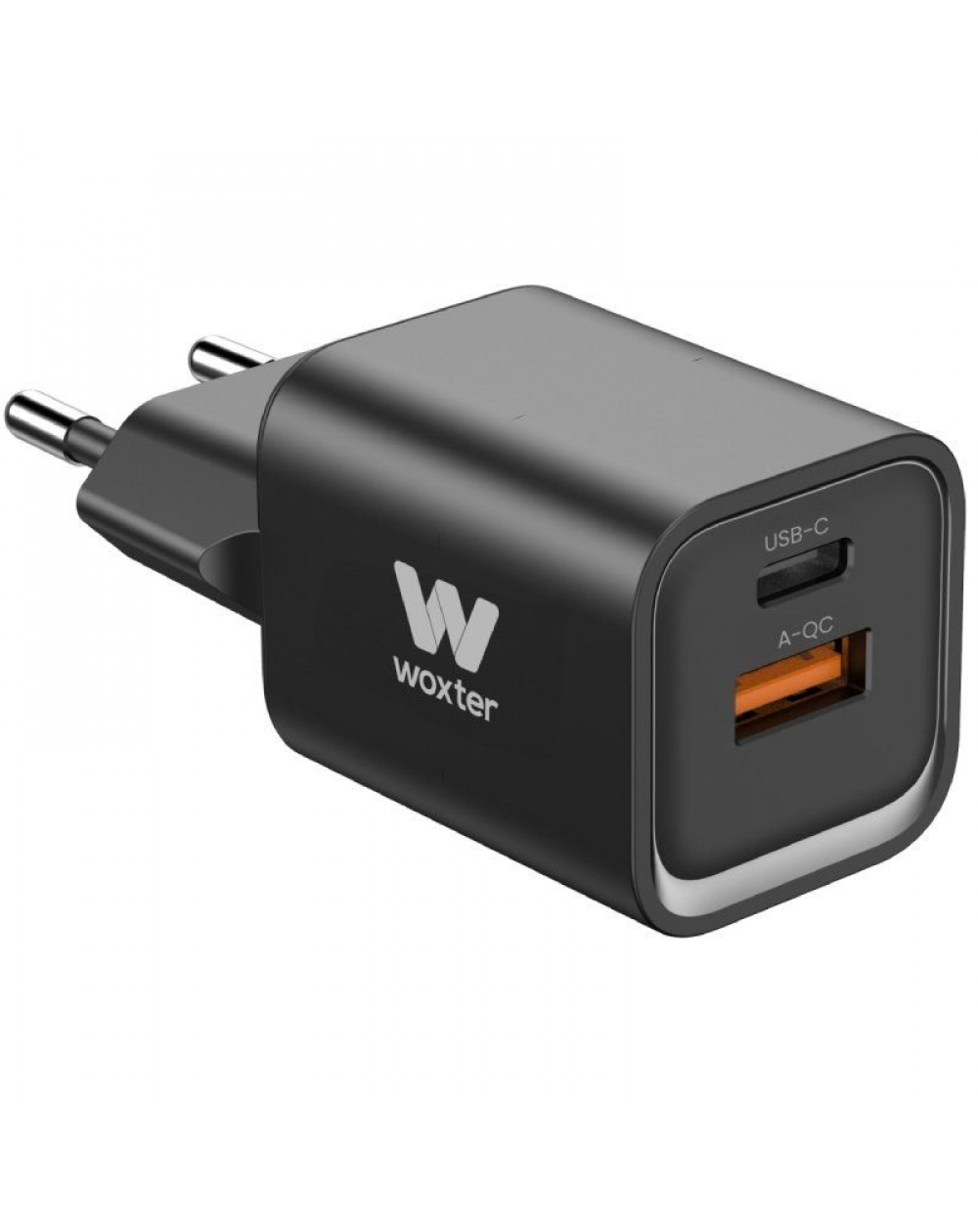 Cargador Compacto Woxter PE26-174/ 1xUSB Tipo-C/ 1xUSB/ 35W