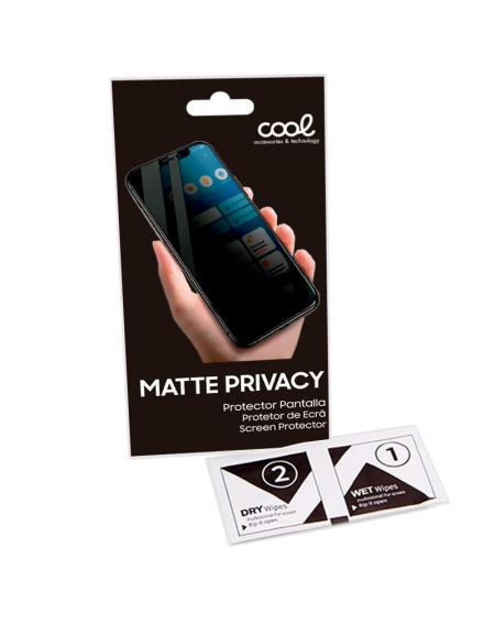 Protector Pantalla Matte Privacy COOL para iPhone 13 / 13 Pro / 14