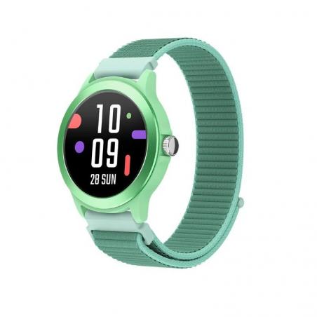 Smartwatch SPC Smartee Duo Vivo 9651R/ Notificaciones/ Frecuencia Cardíaca/ Verde Menta/ Incluye Correa Extra