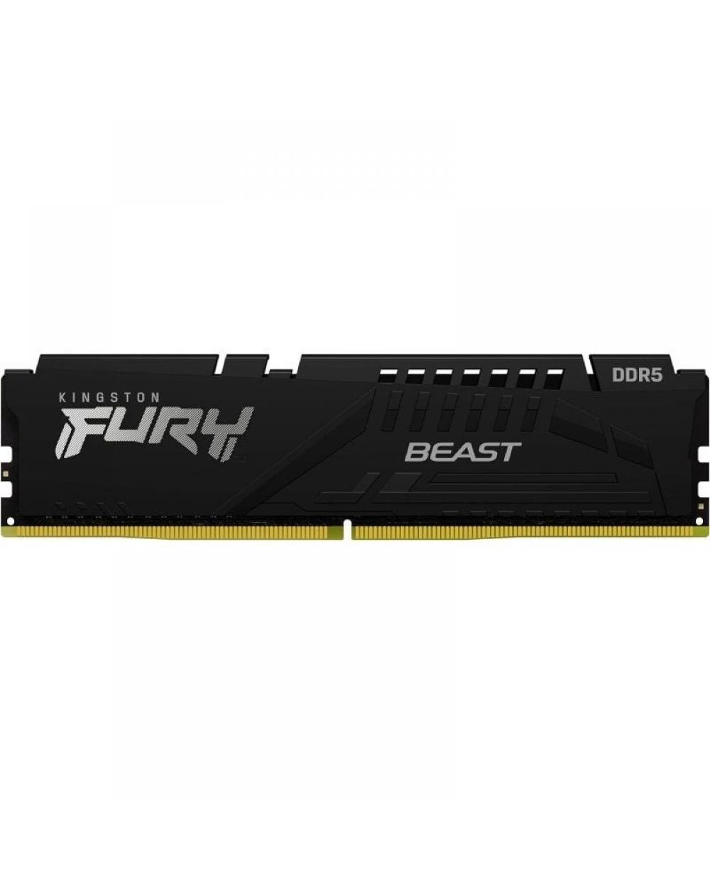 Memoria RAM Kingston FURY Beast 16GB/ DDR5/ 6400MHz/ 1.4V/ CL32/ DIMM
