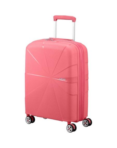 Maleta de Cabina American Tourister Starvibe Spinner 55cm/ 55x40x20cm/ 4 Ruedas/ Coral